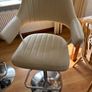 2 cream barstools Image 4