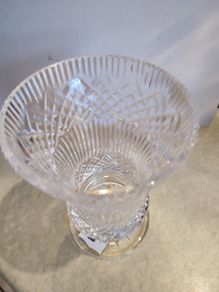 Lovely Heavy Cavan Crystal Vase.