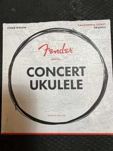 Fender Limited Edition Concert Ukulele with bag and spare strings new