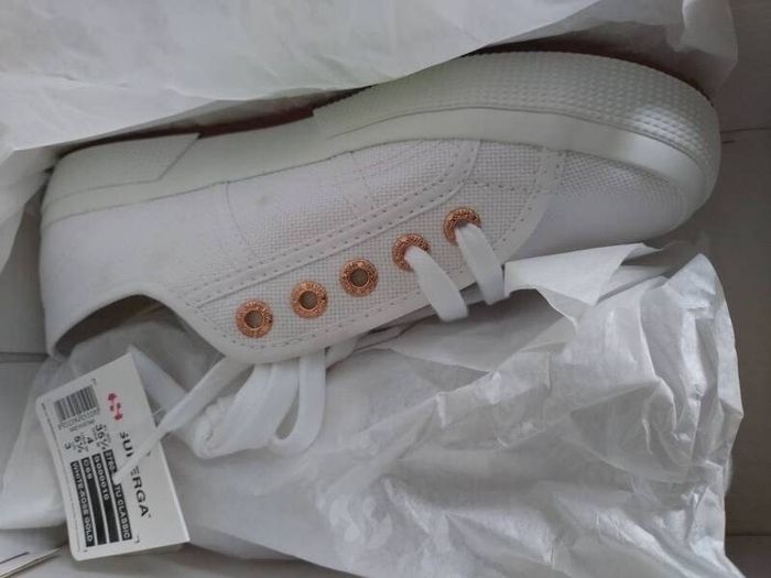 Superga 2750 COTU CLASSICWhite_Rose Gold , uk3