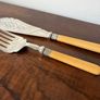 Antique B. Worth & Sons EPNS Fish Serving Knife & Fork Image 3