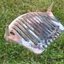 heavy-duty cast iron grate and front grate Image 6