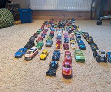 Massive Hot Wheels Bundle -Track Builder  Storage Boxes  Huge Car Collection