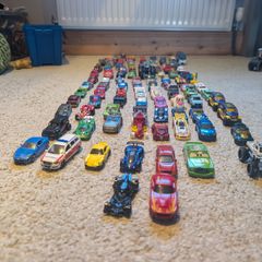 Massive Hot Wheels Bundle -Track Builder  Storage Boxes  Huge Car Collection