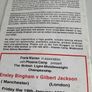 Boxing programme and flyer vintage British light-heavyweight championship 1995 Image 7