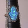 Opal Sterling Silver Ring Image 3
