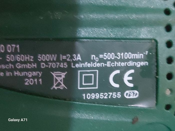 BOSCHE PST 700E 500W  Jigsaw in a case, works perfect, excellent condition