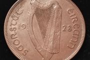 #985 - Ireland - 1928 - One Penny - KM.3