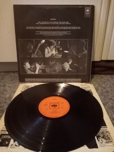 SANTANA debut 1st UK press 1969 LP laminated classic rock complete Hendrix Eric Clapton