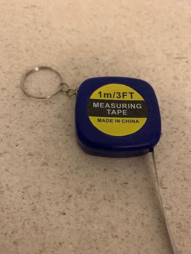 Measuring Tape Keyring