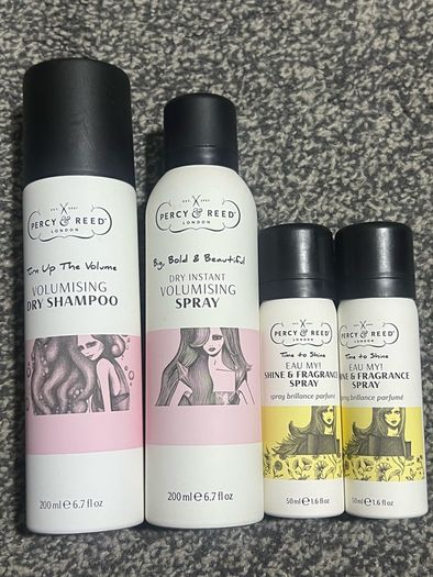 Percy and reed London volume dry shampoo and shine and hair fragrance spray bundle new