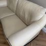 3 seater Italian leather Natuzzi sofa Image 3