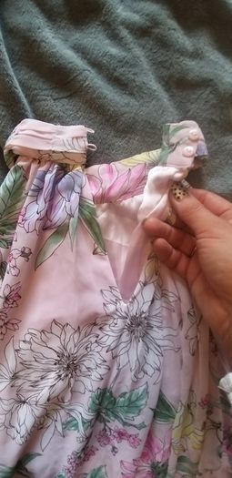 Pink Floral Maxi Dress