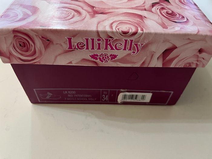 Lelli Kelli - Red Leather Patent shoes - size 34F - (Free girl items for first buyer to offer asking price on this)