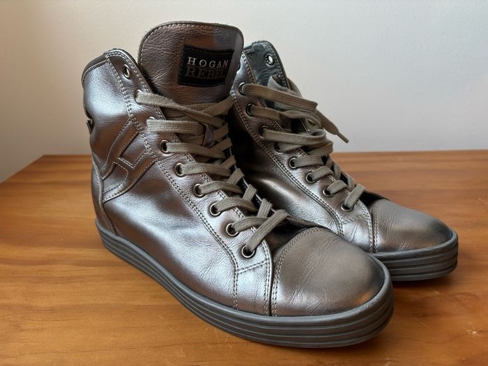 Hogan leather trainers size 3 uk