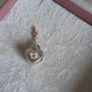 Pandora Disney Mickey Mouse&Minnie Mouse padlock heart charm with a cute dangling key 14k gold plated perfect condition Image 9