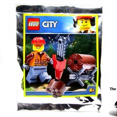LEGO City Worker Minifigure Foil Pack Polybag Limited Edition Brand New Sealed