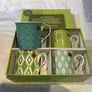 Set of 4 china mugs Image 3