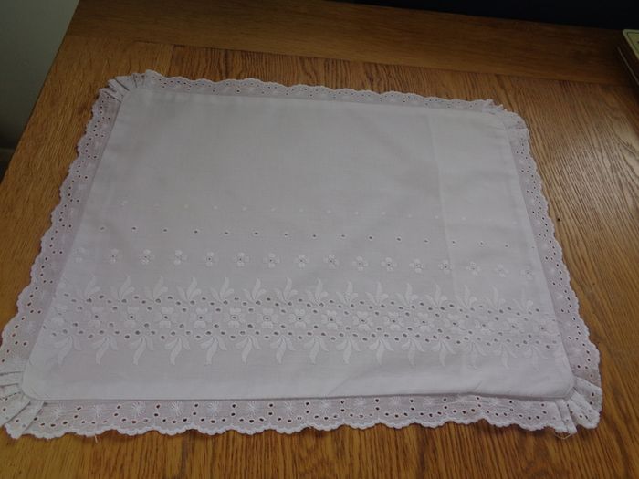 Vintage Embroidered Angelia Pillowcase for Sale
