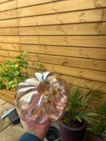 Blown glass Pumpkin