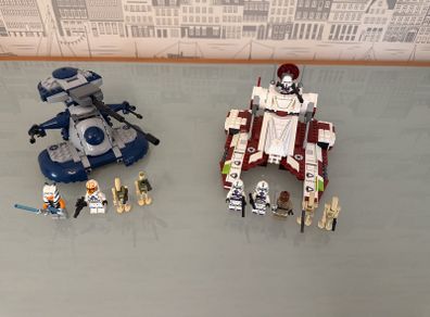 Lego Star Wars 75283 AAT and 75342 Republic Fighter Tank