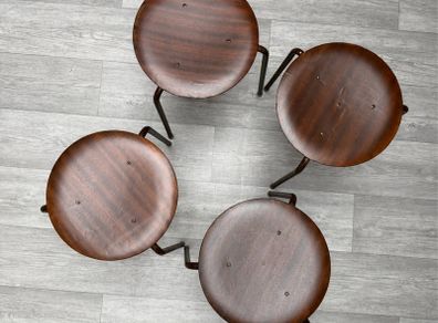 Mid Century Dot Stools