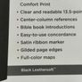 Holy Bible NKJV Giant Print Centre Column Reference Black Leather Soft on3n3ss Image 5