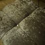 Small Double Bed - Headboard - Grey / Velvet Image 2