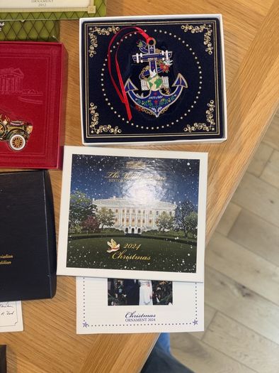 The White House Historical Association Christmas Tree ornaments