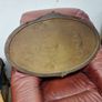 Antique oval mirror with original hanging chain Image 2