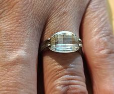 Sterling Silver Ring - Size P - Stamped for Silver (SCR02)