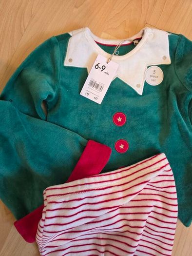 Baby Girl Clothing Lot (0-12m); Ralph Lauren, JoJo Maman Bebe, NWT Christmas Elf Set & More