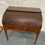 Early 19th Century Regency Mahogany Cylinder Bureau. Image 2