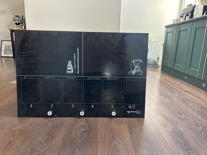 IKEA malarna hanging chalkboard