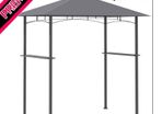 2.5M (8ft) New Double-Tier BBQ Gazebo Grill Canopy Barbecue Tent Shelter Patio Deck Cover (FREE POSTAGE)