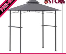 2.5M (8ft) New Double-Tier BBQ Gazebo Grill Canopy Barbecue Tent Shelter Patio Deck Cover (FREE POSTAGE)