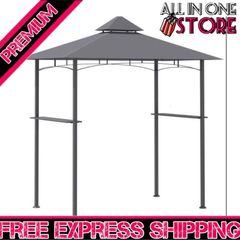 2.5M (8ft) New Double-Tier BBQ Gazebo Grill Canopy Barbecue Tent Shelter Patio Deck Cover (FREE POSTAGE)