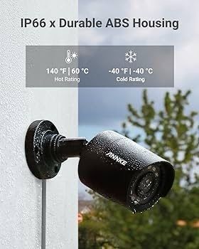 NEW SALE | CCTV Camera System Outdoor, Smart Human/Vehicle Detection, 8 x 2MP Security Bullet Cameras and 3K Lite 8CH Surveillance DVR with 1TB HDD