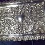 a lovely antique silver plated tray Image 2