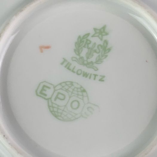 Rare Antique Demitasse Cup and Saucer