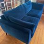 3 Seater Velvet Sofa Image 3