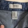 Denim button front skirt Image 3