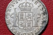 1802  Peru 2 Reales - Charles IV  Reales - Charles IV bust of Charles IV Spanish Colonial Silver coin