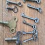 collection of pocket-  watch  clock keys Image 3