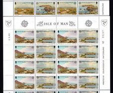 1986 Isle of Man Europa Nature and Environment Protection Commemorative Stamp Sheetlets Mint Never Hinged (MNH)