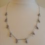 DesignSix London Silver Amethyst Necklace New With Tags. Image 2