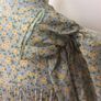 Green & Yellow ditzy floral print micro pleated long sleeve midi dress size M 12/14 includes post Image 6