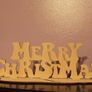 Merry Christmas Wooden House Decorations Xmass Sign Image 2