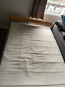 Selling double mattress + frame
