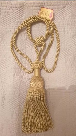 Lovely Gold Curtain Tie Backs